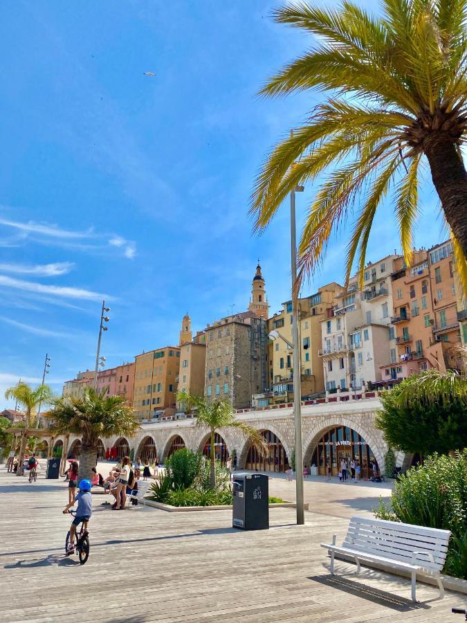 Les Sablettes Apartment Menton Exterior photo
